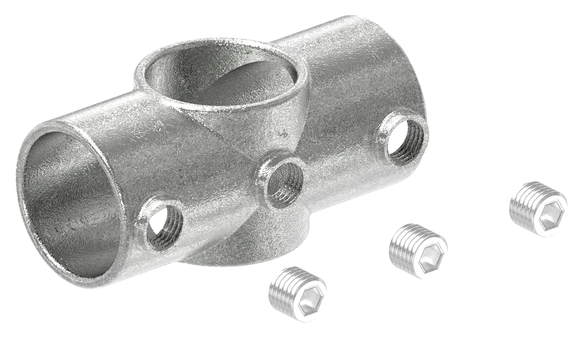 Kreuzstück, für Rohr Ø 48,3mm