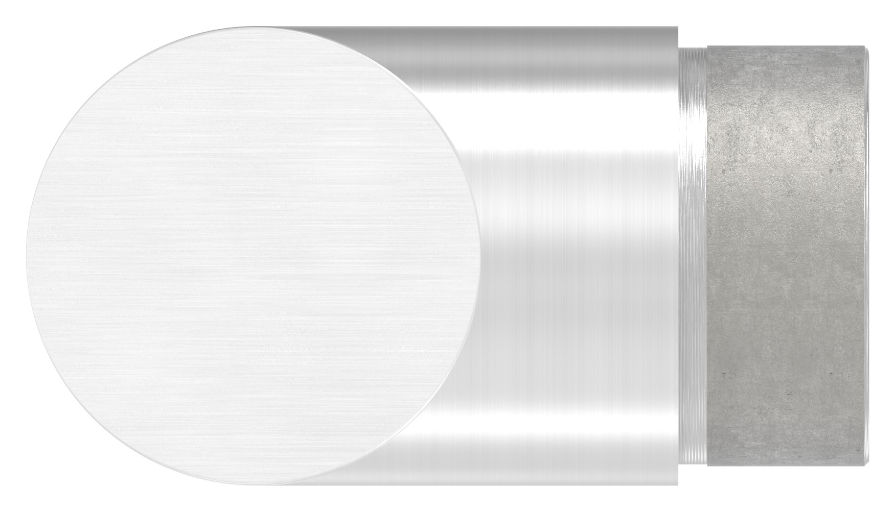 Endbogen 45°, für Rohr 48,3x2,0mm, V2A