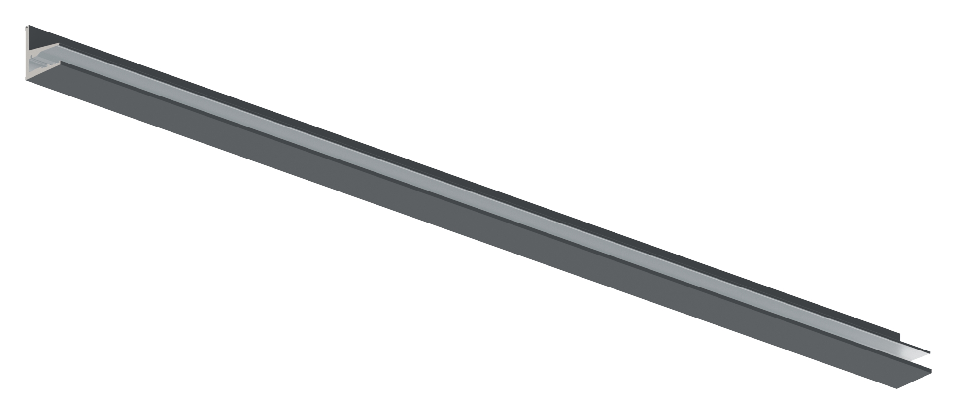 Vordachprofil eleganza canopy, L: 2205mm, RAL7016