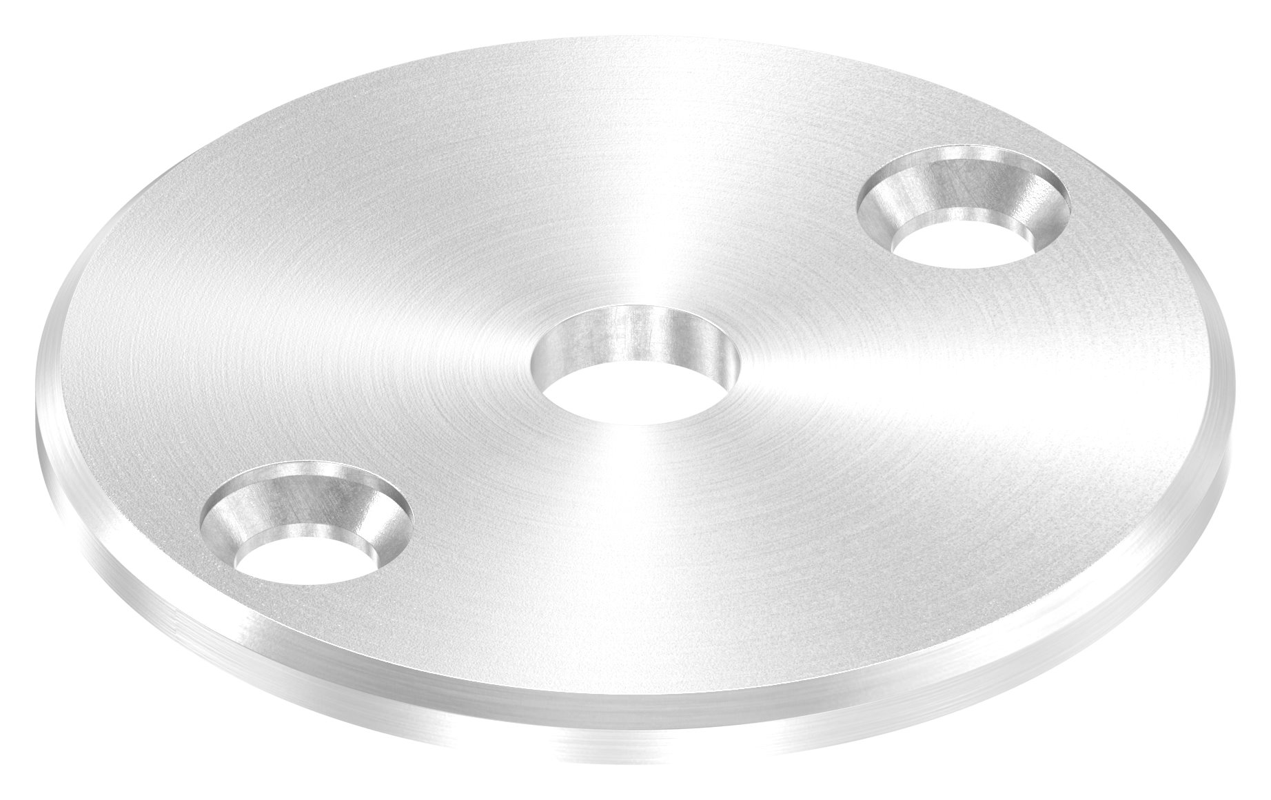 Ronde, Ø 70x4mm, mit Rundschliff, V2A