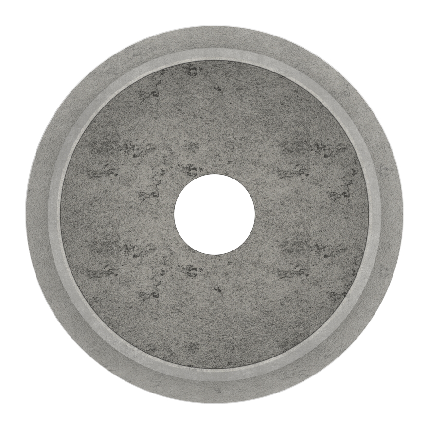 Rohrsattel, Anschluss oben: Rohr 33,7mm, V2A