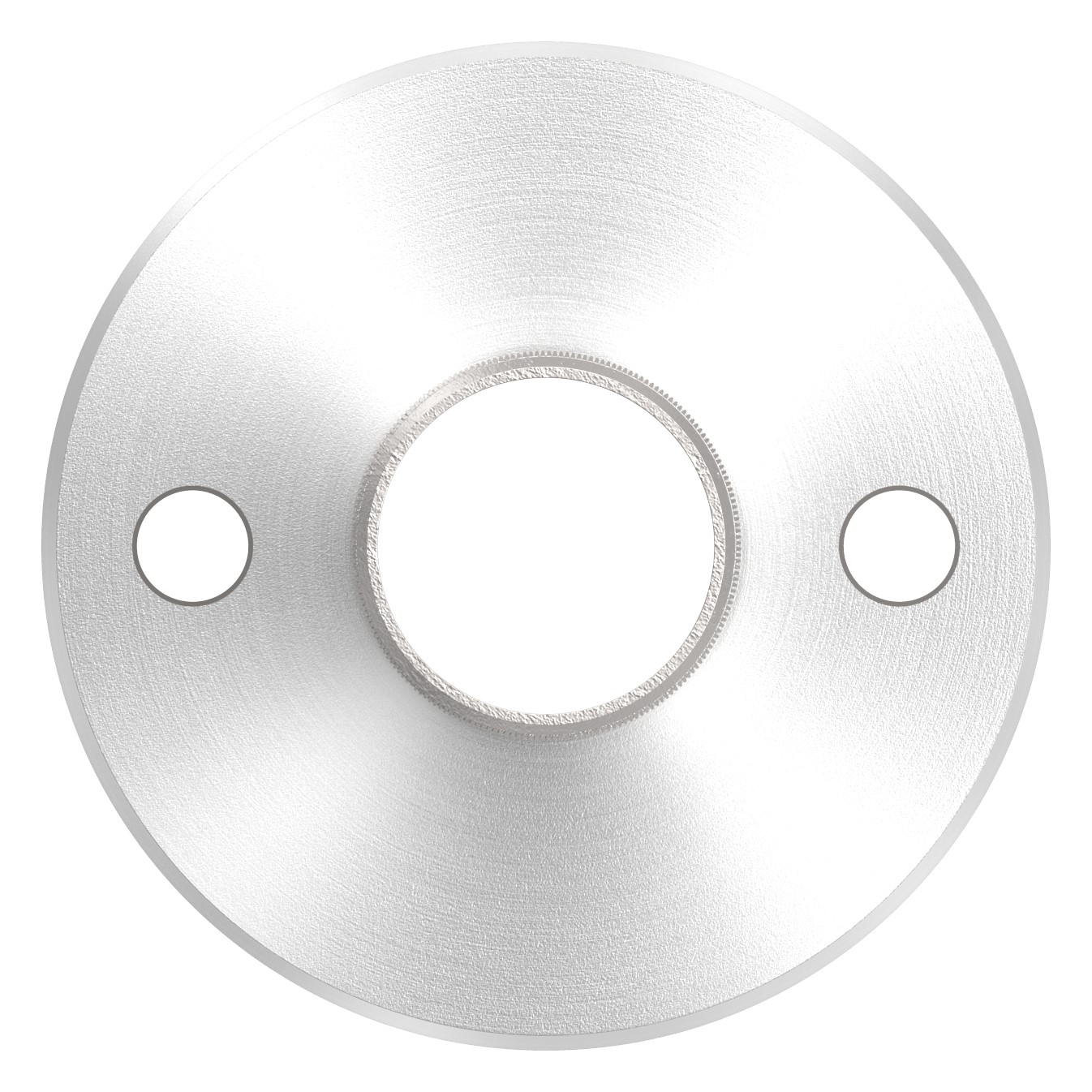 Wand- und Bodenanker mit Rändelung, für Rohr 42,4x2,0mm, V4A