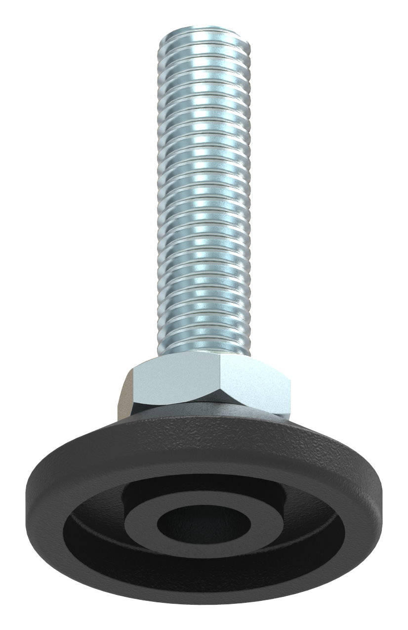 Stellfuß mit Justierschraube mit Innensechskant