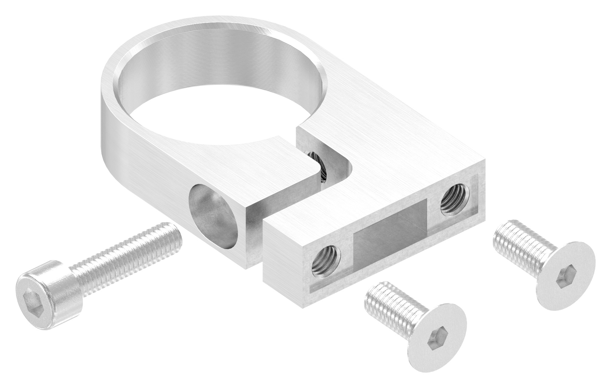 Spannring für Rohr 42,4mm, V2A