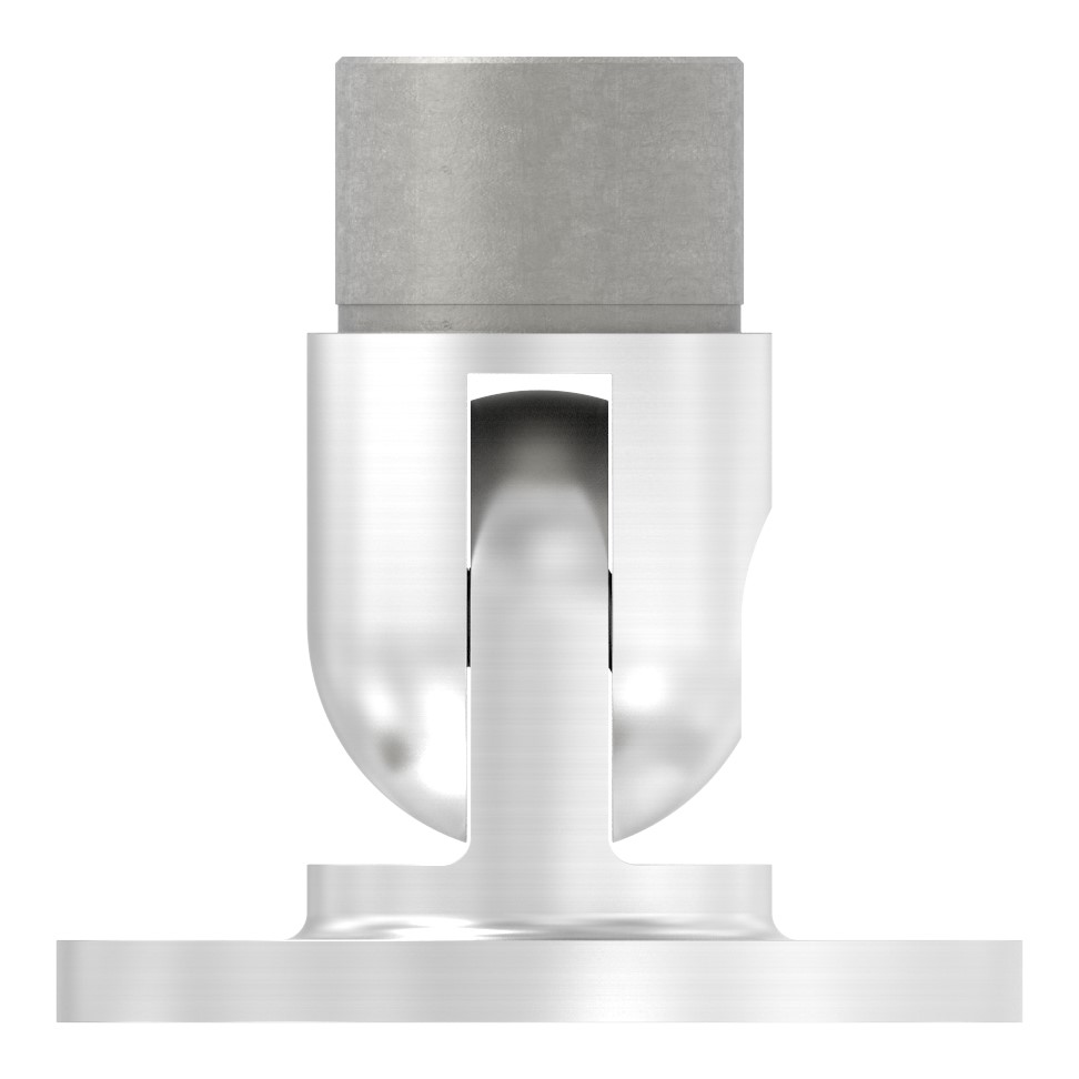 Wandhalter flexibel, für Rohr 33,7x2,0mm, V2A