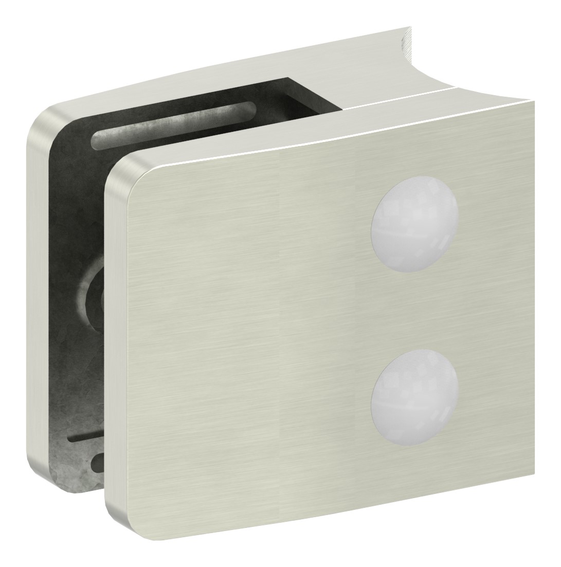 Glasklemme Mod. 34, Anschluss: 42,4mm, VA-Effekt Glasklemme Mod. 34, Anschluss: 42,4mm, VA-Effekt