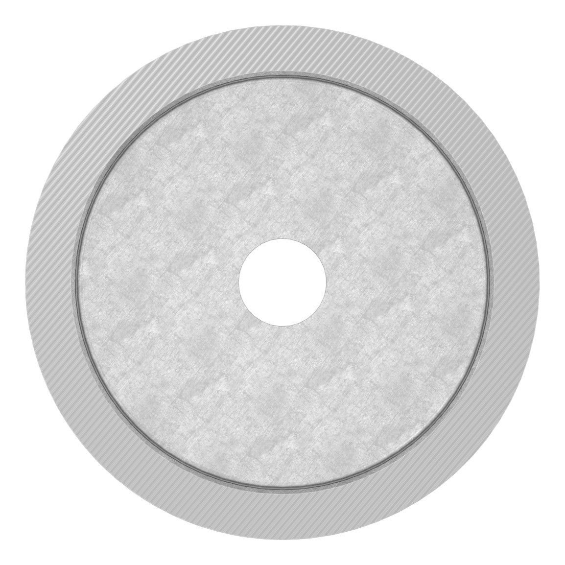 Unterteil für 62mm Glaspunkthalter, t: 50mm, V2A