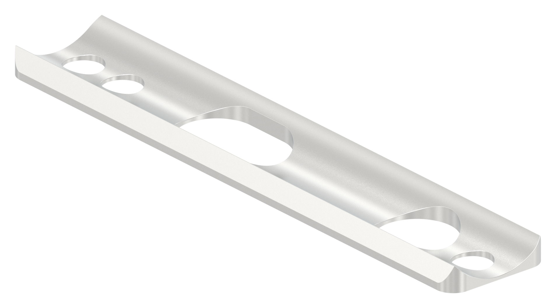 Schlossausgleichsblech mit Anschluss auf 33,7mm