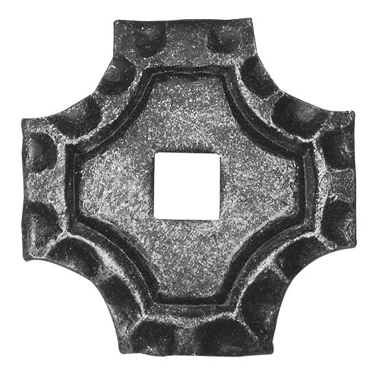 Bodenrosette 5mm, 65x65mm