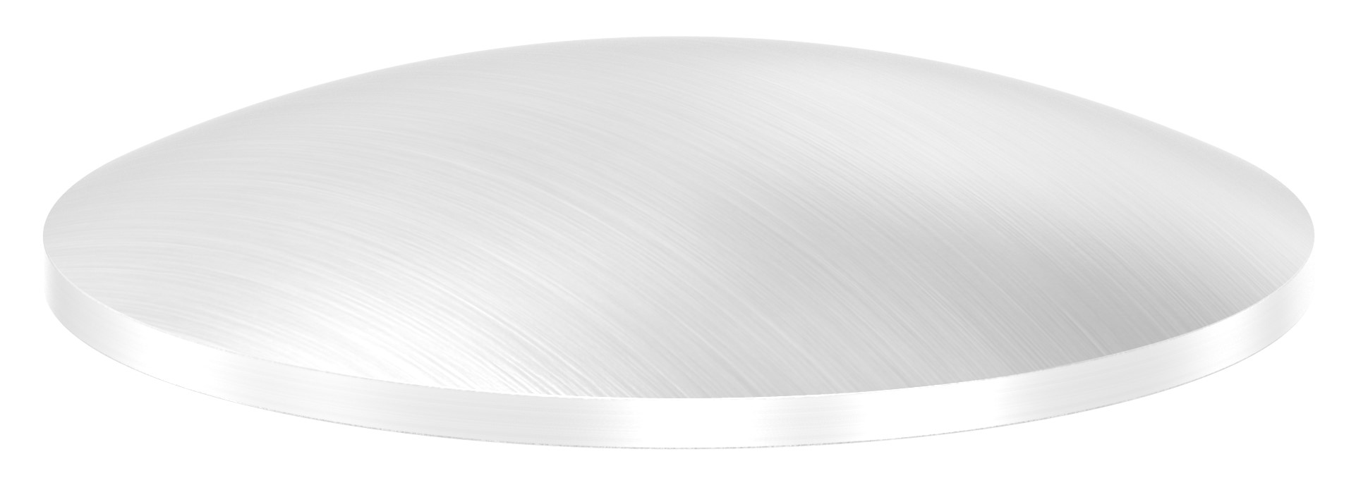 Gewölbte Schale Ø 48,3x2,0mm, H: 8mm, V2A