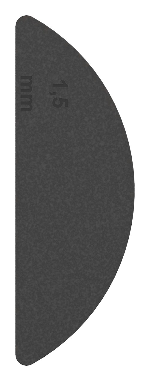 Gummi für Mod. 20/21, Blech 1,5mm Gummi für Mod. 20/21, Blech 1,5mm