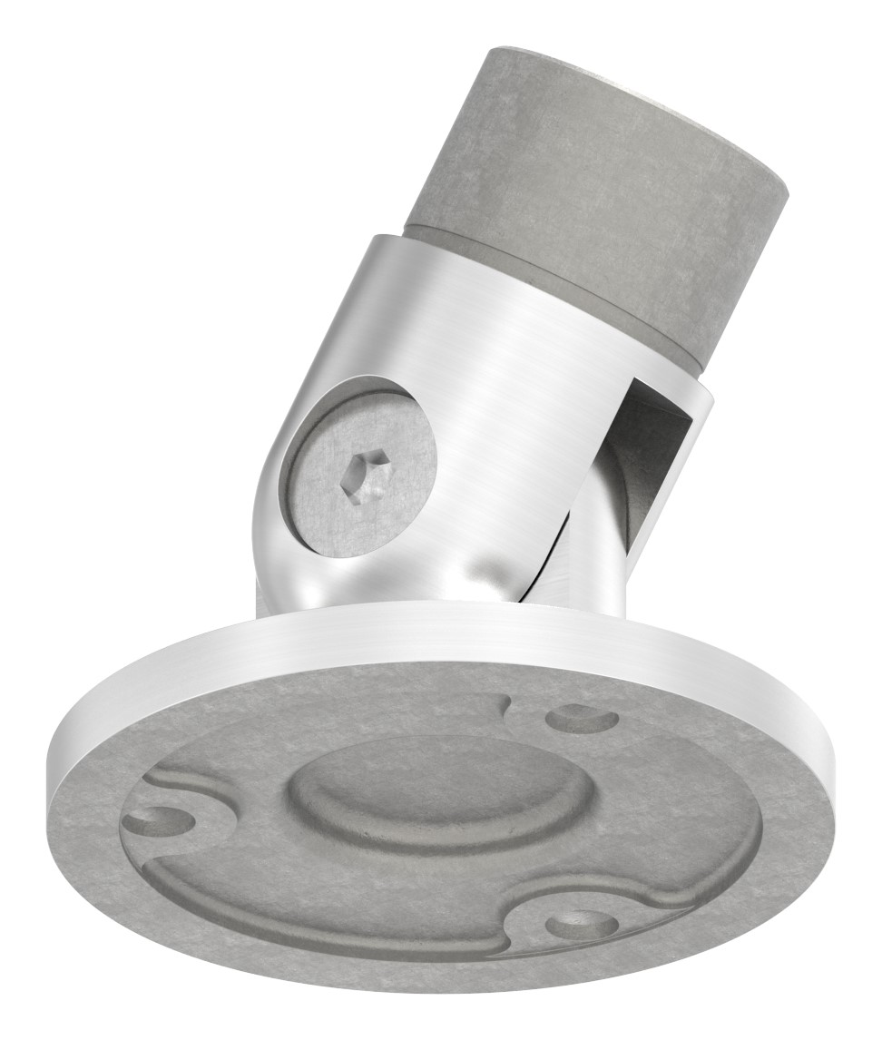 Wandhalter flexibel, für Rohr 33,7x2,0mm, V2A