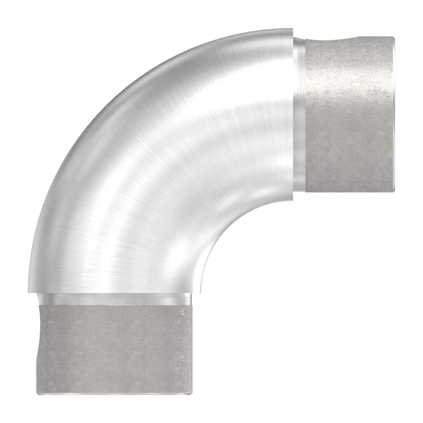 Rohrbogen 90°, verstellbar, für Rohr 42,4x2,0mm, V2A