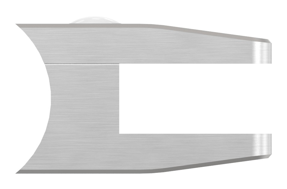 Glasklemme Mod. 35, Anschluss: 48,3mm, V2A Glasklemme Mod. 35, Anschluss: 48,3mm, V2A