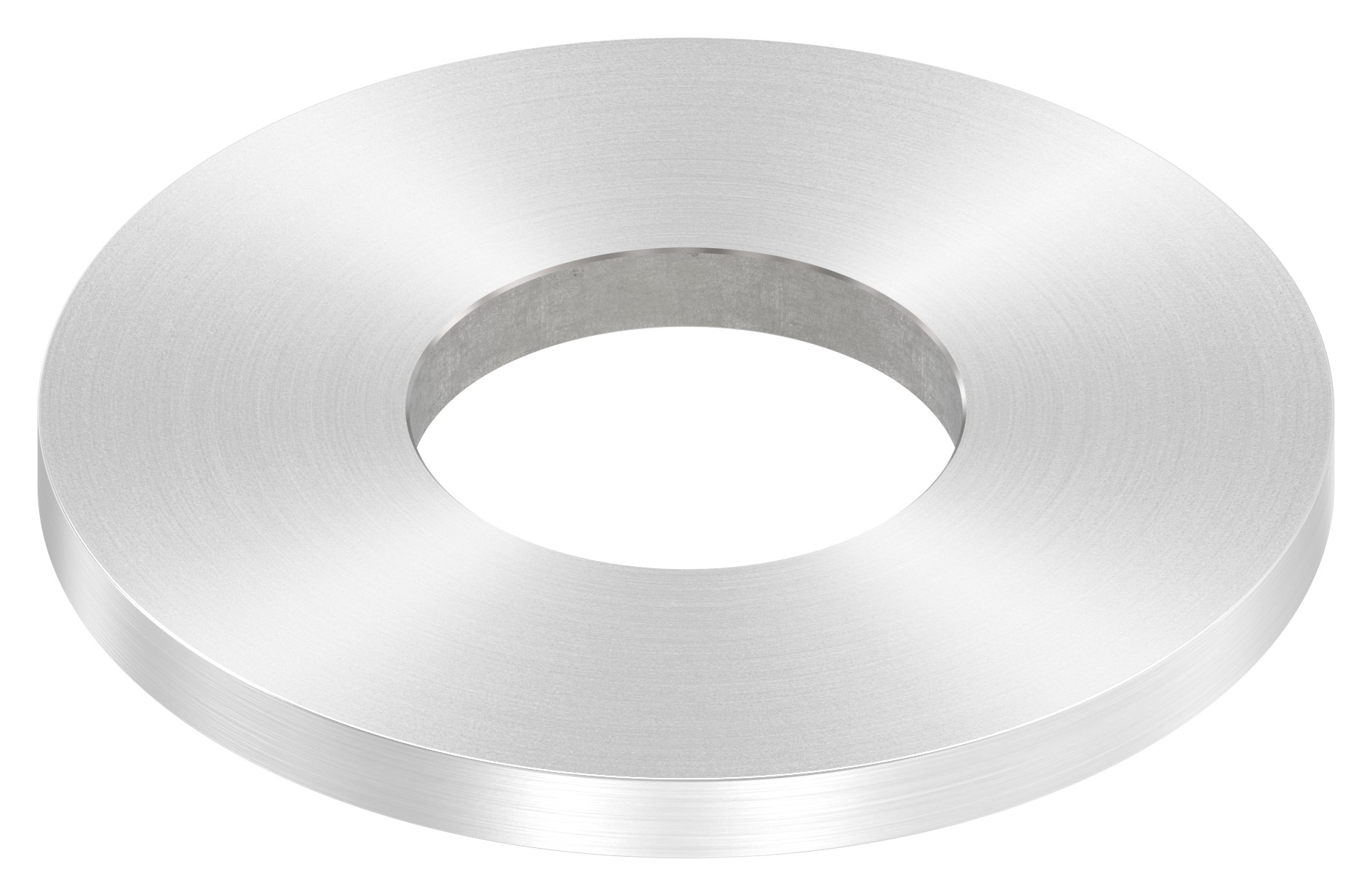 Ankerplatte Ø 80x6mm, mit Rundschliff, V2A