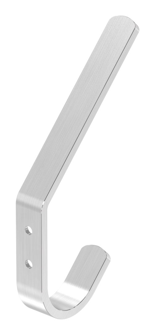Kleiderhaken / Bügel aus Edelstahlflach 18x5mm, V2A