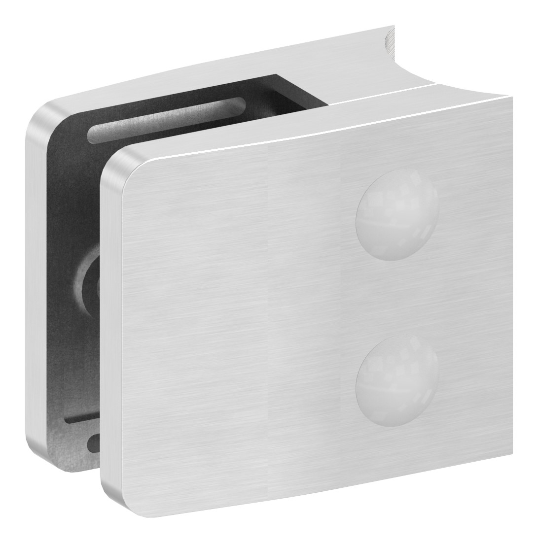 Glasklemme Mod. 34, Anschluss: 42,4mm, V4A Glasklemme Mod. 34, Anschluss: 42,4mm, V4A