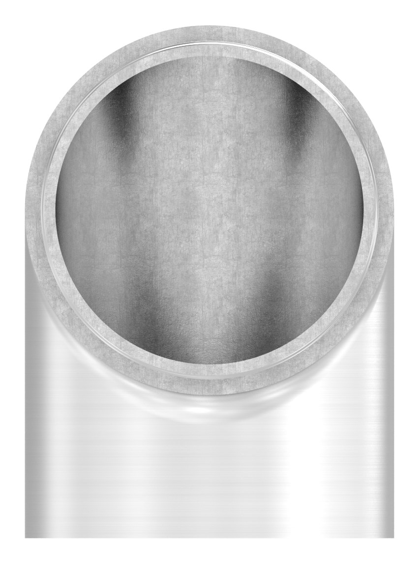 Endbogen 90°, für Rohr 48,3x2,0mm, V2A