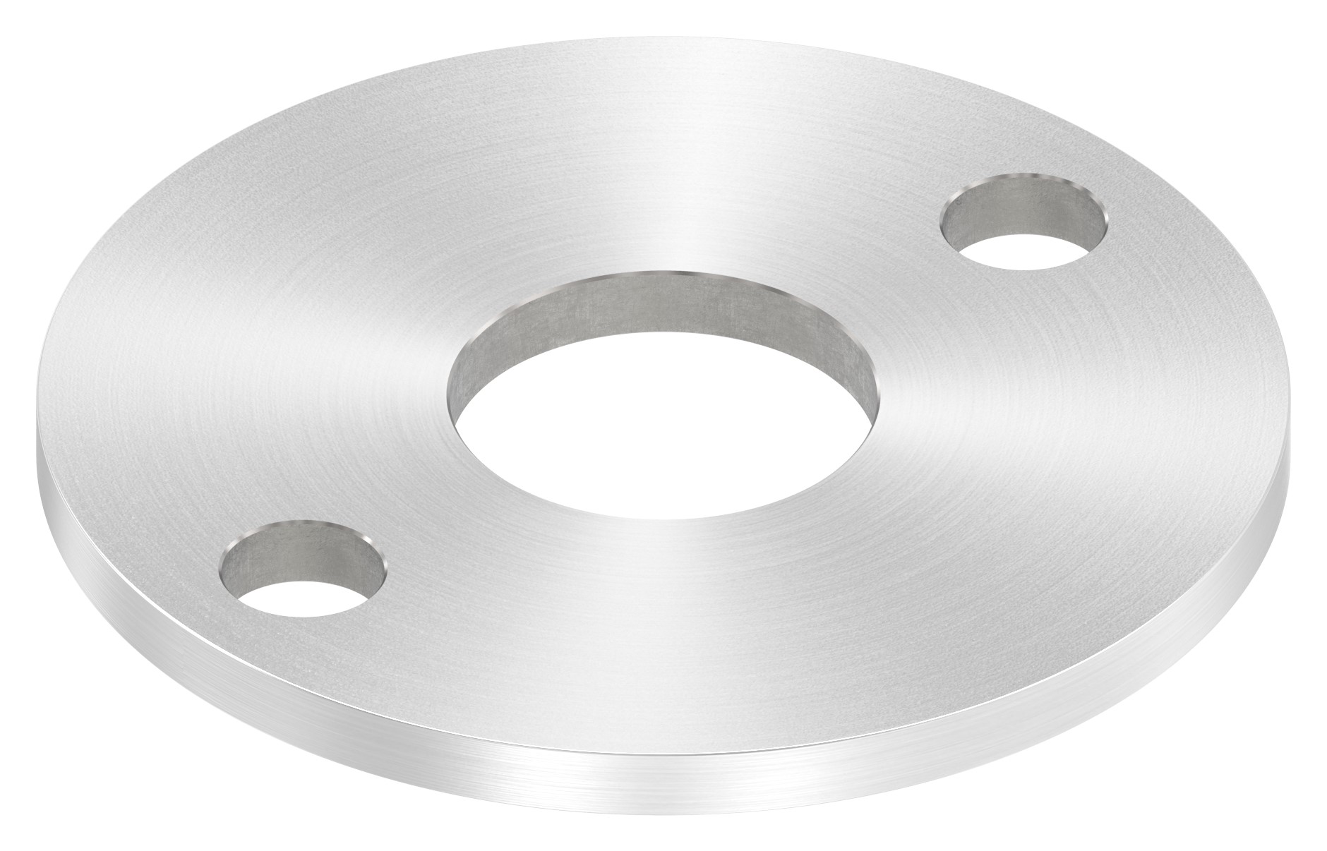 Ankerplatte Ø 100x6mm, mit Rundschliff, V2A