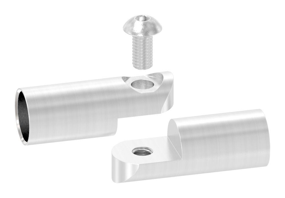 Rundstabverbinder mit Gelenk Ø 12mm, V2A