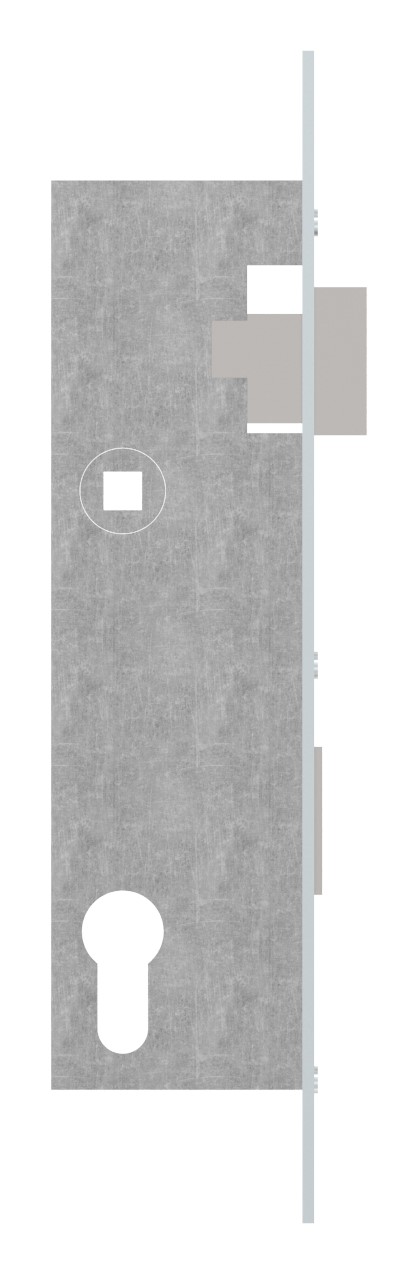 Rohrrahmenschloss verzinkt, Abstand 92 mm verzinkt, Dornmaß 40mm Rohrrahmenschloss verzinkt, Abstand 92 mm verzinkt, Dornmaß 40mm