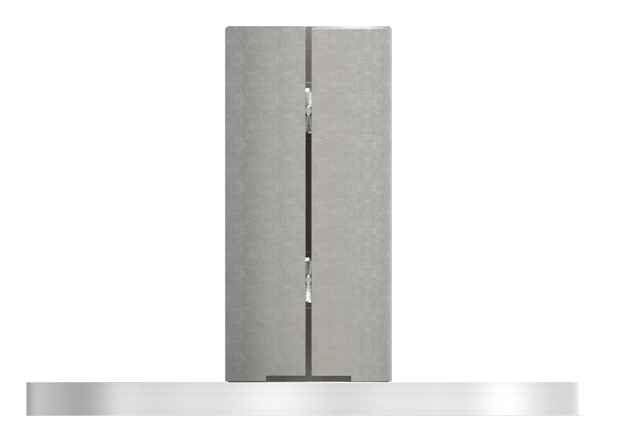 Wand- und Bodenanker, für Rohr 33,7x2,0mm, V2A