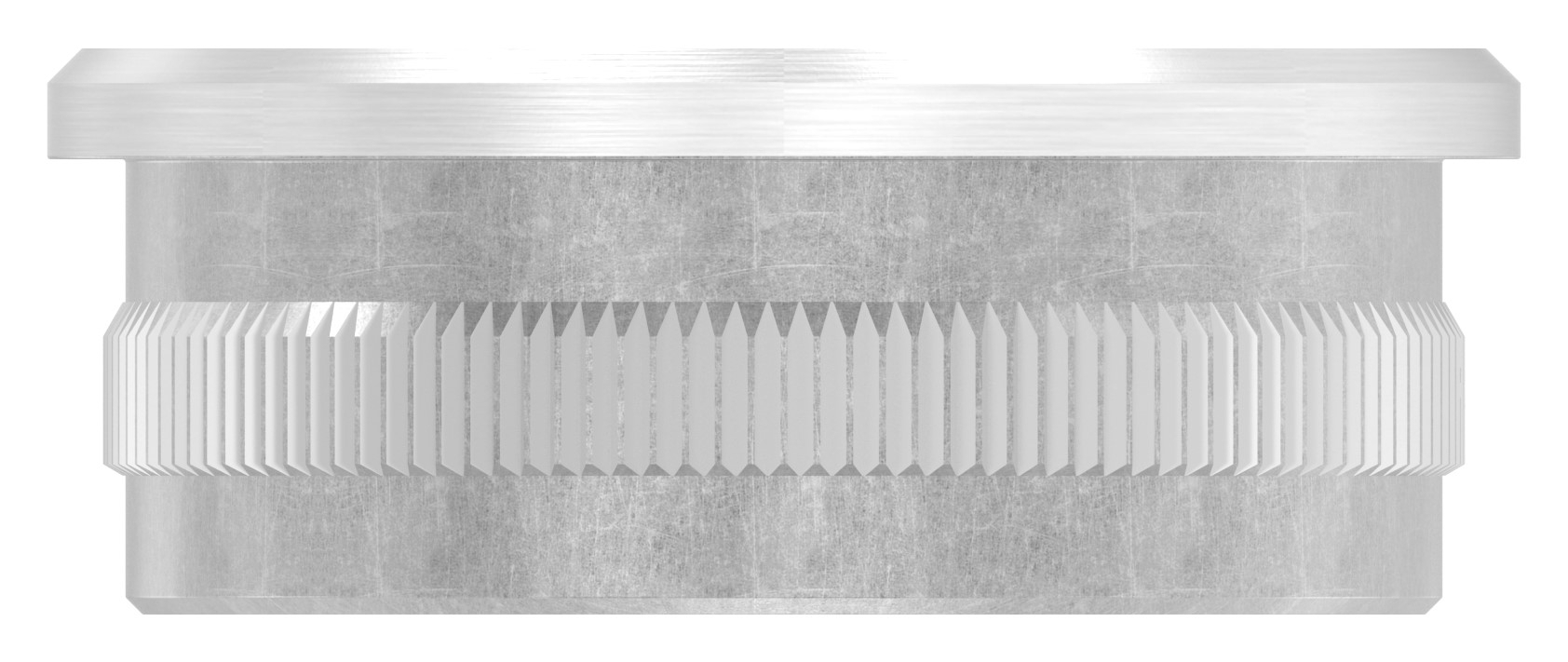 Rohrabschlussstopfen, für Rohr 42,4x1,8mm, V2A