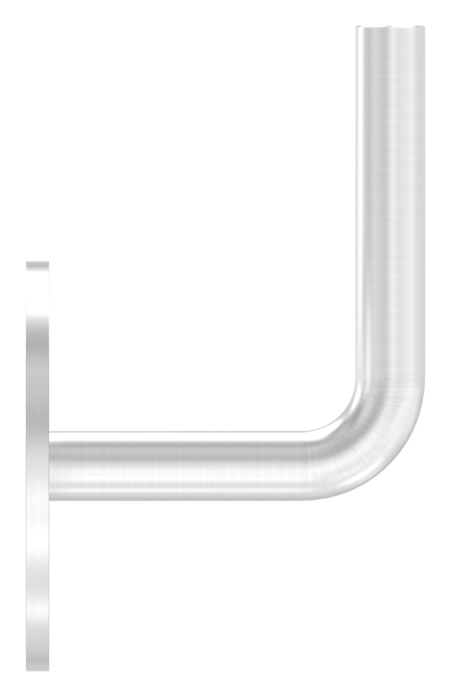 Handlaufhalter zum Anschweißen, (Ronde und Bügel verschraubt), V2A