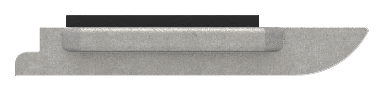 Sicherungsplatte für Mod. 45 für verstellbare Glasklemme , V4A Sicherungsplatte für Mod. 45 für verstellbare Glasklemme , V4A