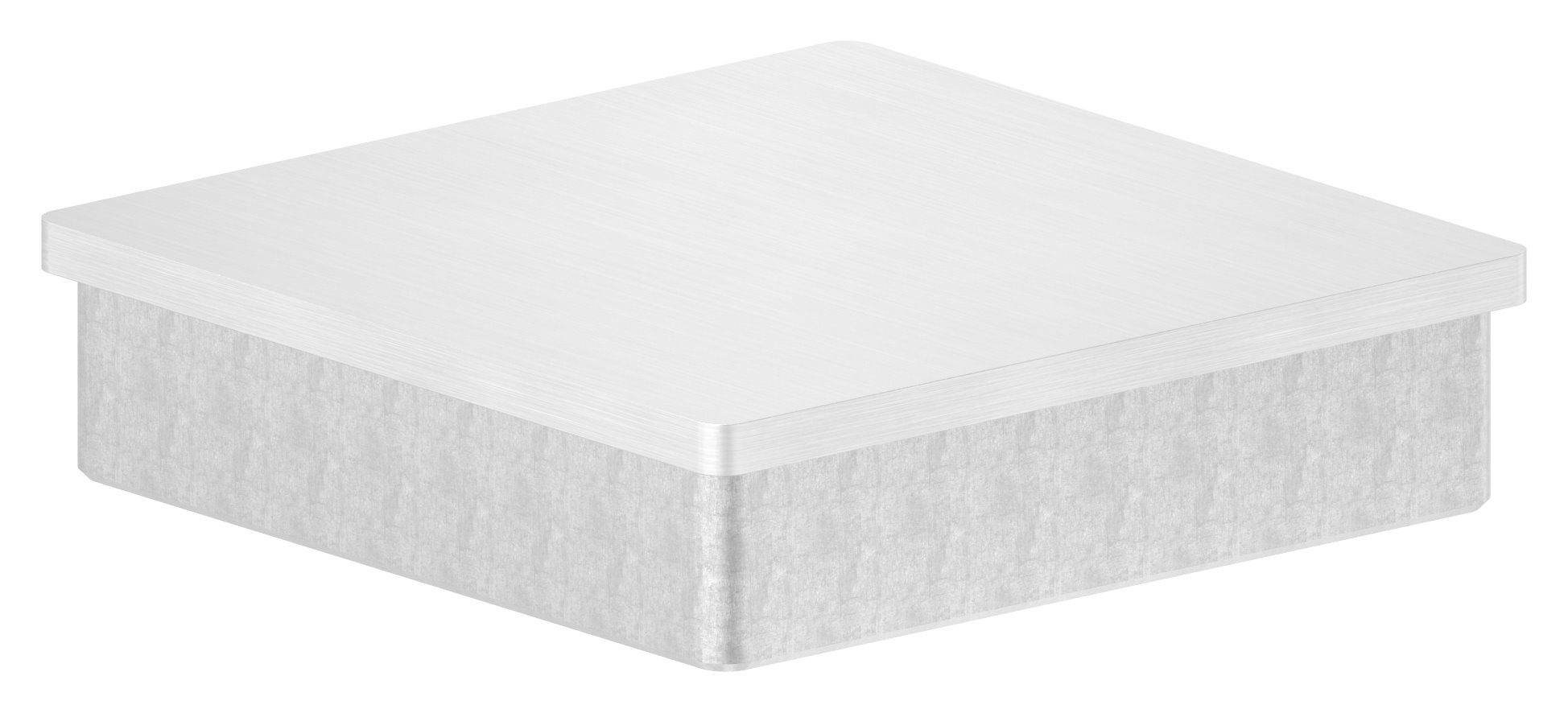 Einsteckkappe, für Rohr 100x100x2,0mm, V4A