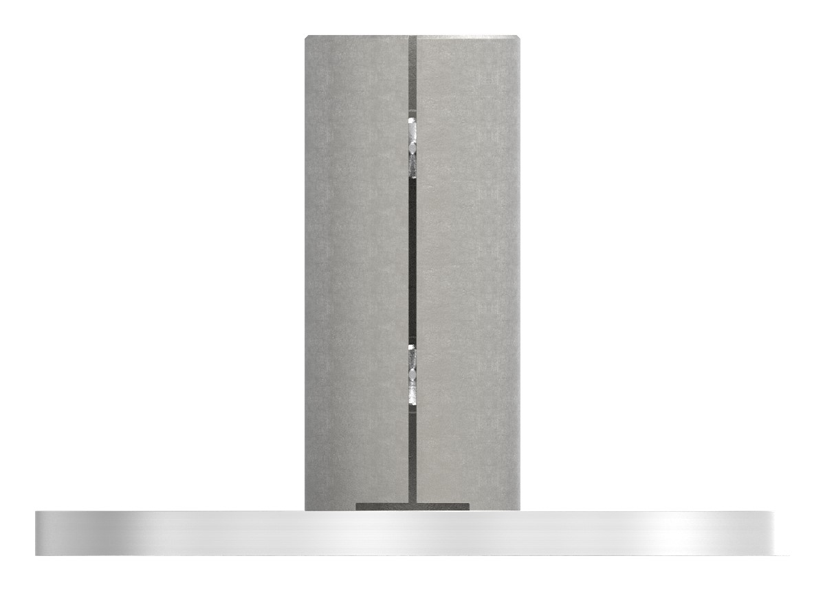 Wand- und Bodenanker, für Rohr 33,7x2,5mm, V2A