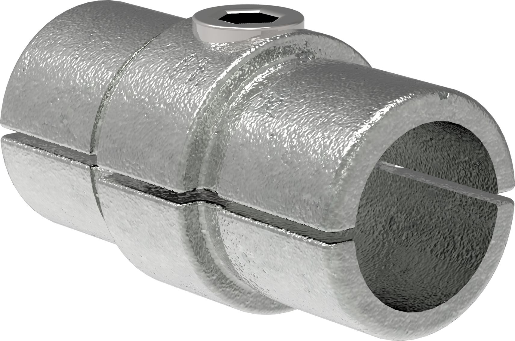 Verbinder, gerade, im Rohr, für Rohr Ø 48,3mm