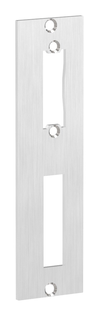 Edelstahlschließblech 172x46x3,0mm, für Abstand 72mm, V2A