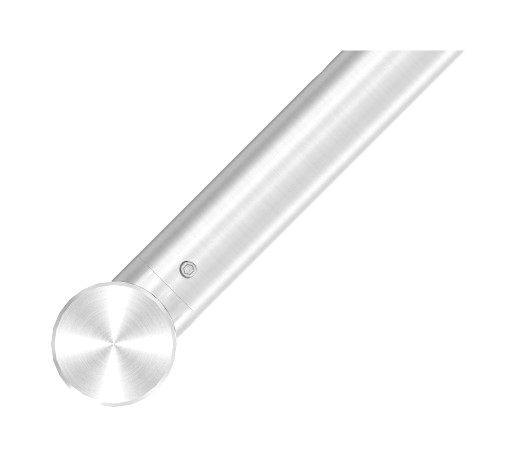 Stoßgriff inkl. Halter mit 45° Schräge 45° mit L: 300mm, V2A Stoßgriff inkl. Halter mit 45° Schräge 45° mit L: 300mm, V2A