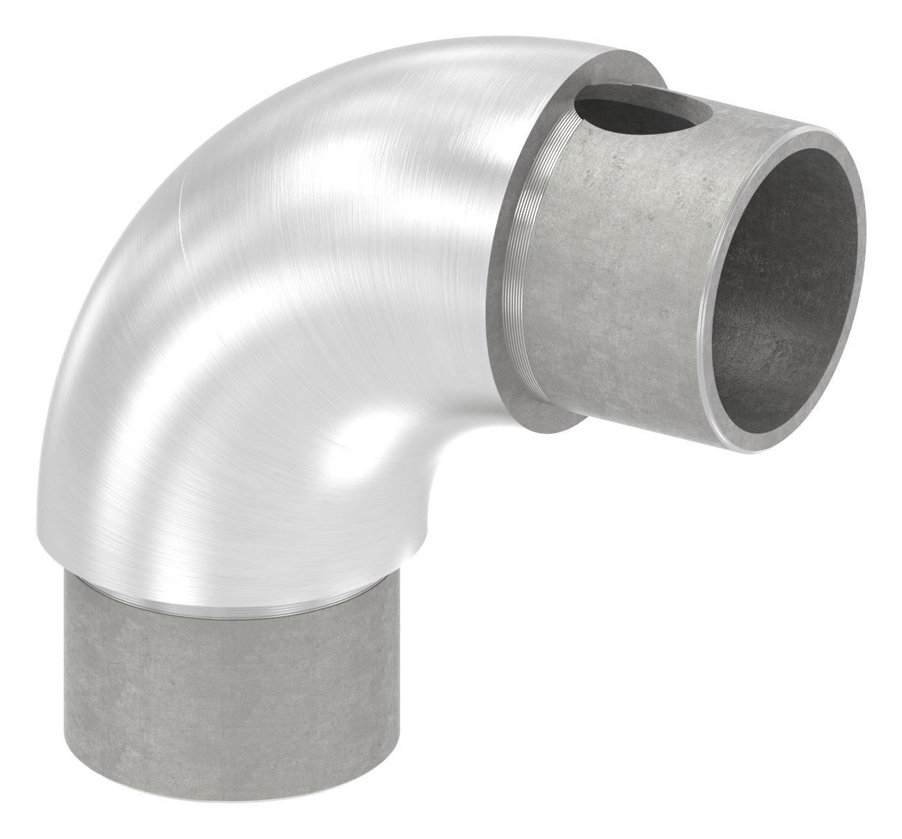 Rohrbogen 90°, verstellbar, für Rohr 42,4x3,0mm, V2A