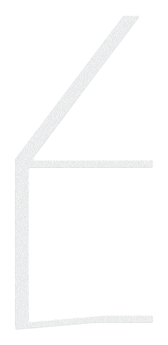 Regenrinne für Vordächer, Glas 21,52mm, L=2000mm, E4/EV1