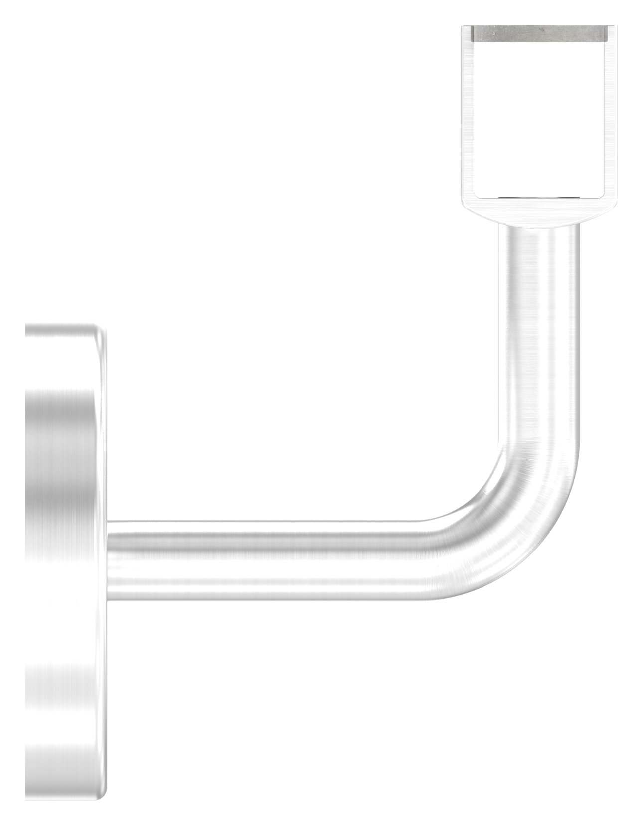 Handlaufhalter für LED Handlauf (Ronde und Bügel verschweißt), V2A