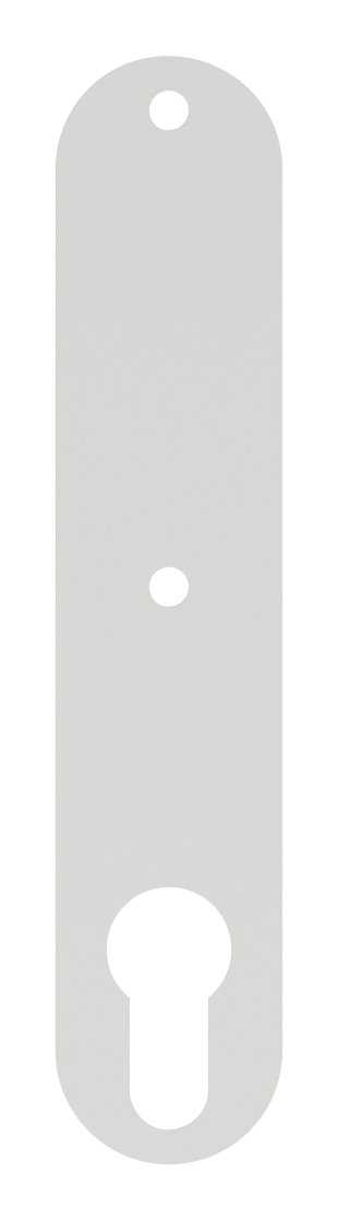 Zylinder-Kurzschild blind