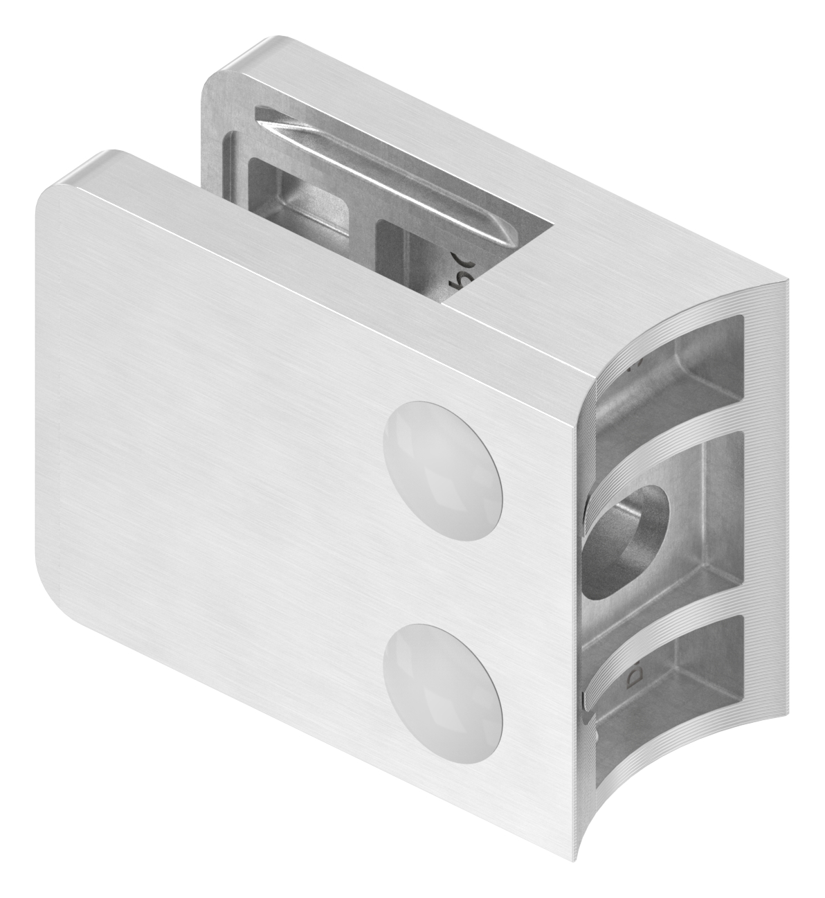 Glasklemme Mod. 36, Anschluss: 48,3mm, in V2A