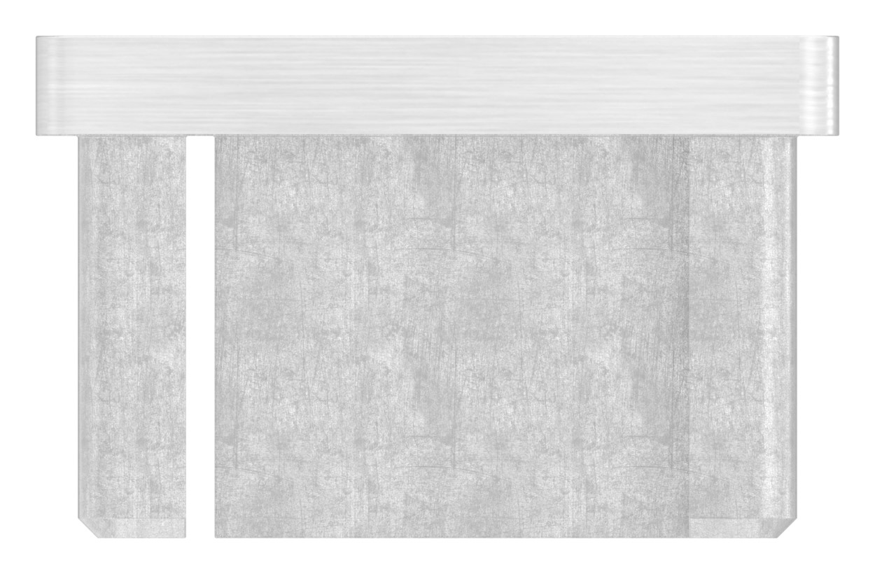 Einsteckkappe, für Rohr 40x20x2,0mm, V4A