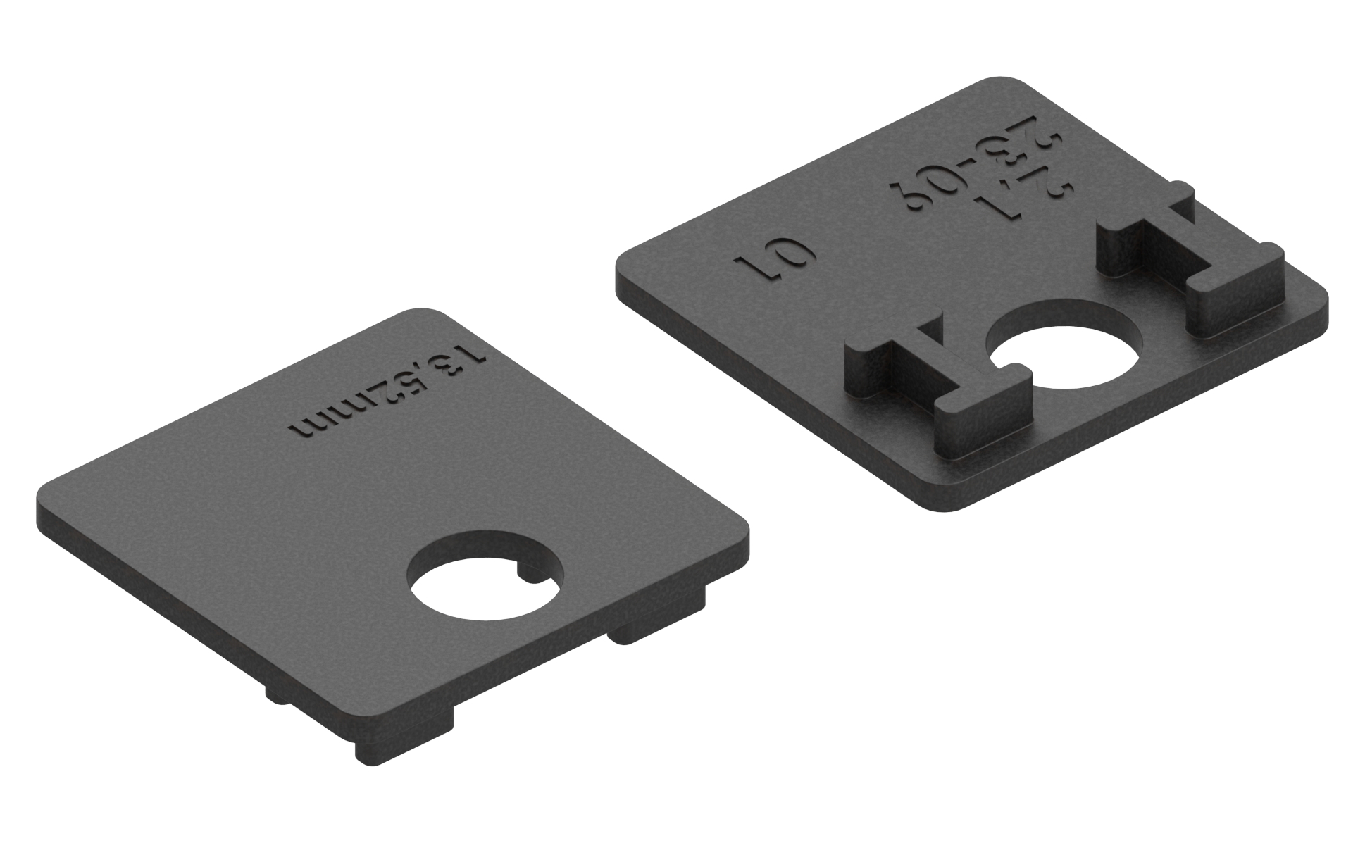 1 Paar Gummi für Mod. 36, für VSG-Glas 13,52mm