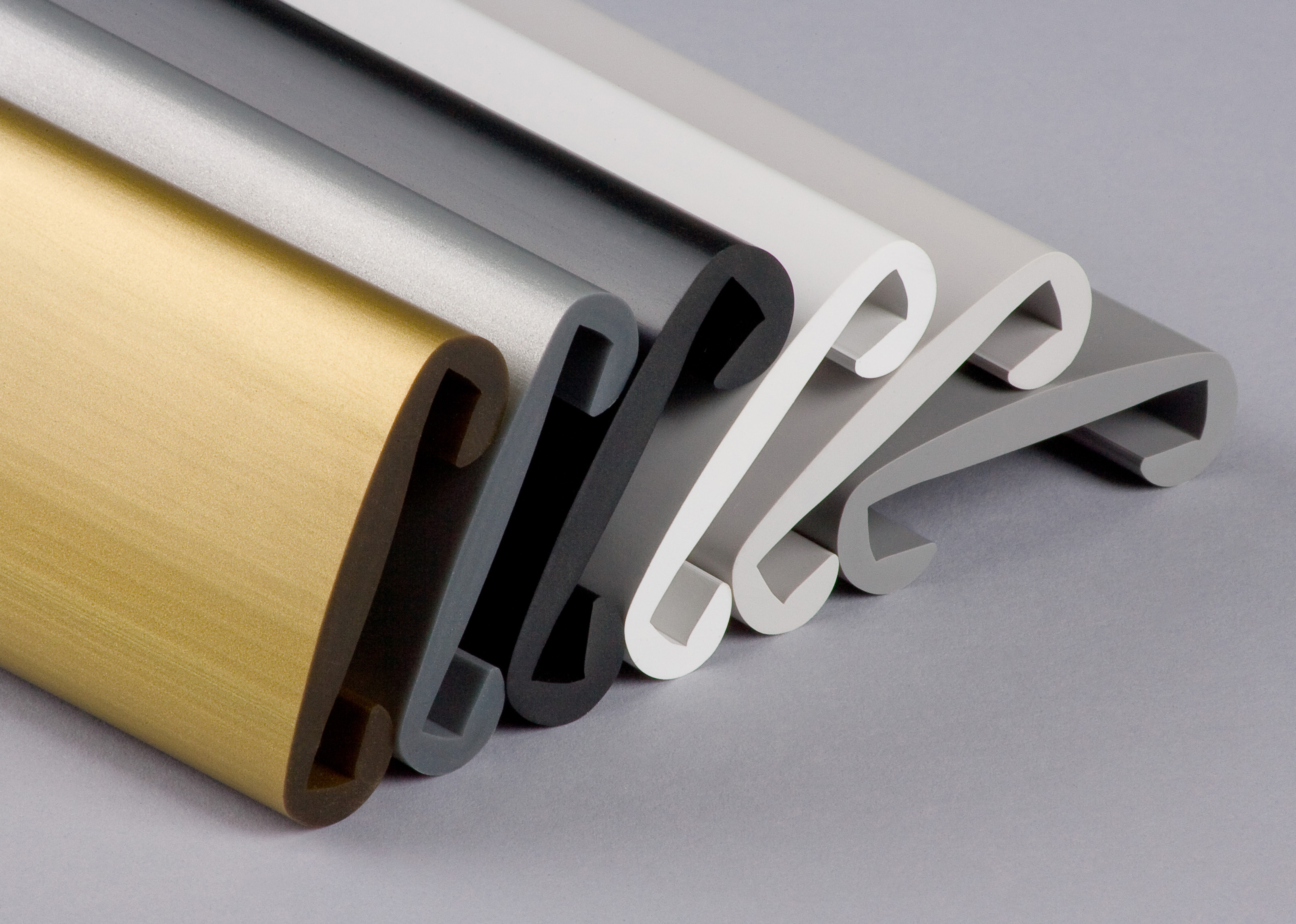 Kunststoffhandlauf für 50x8mm, telegrau