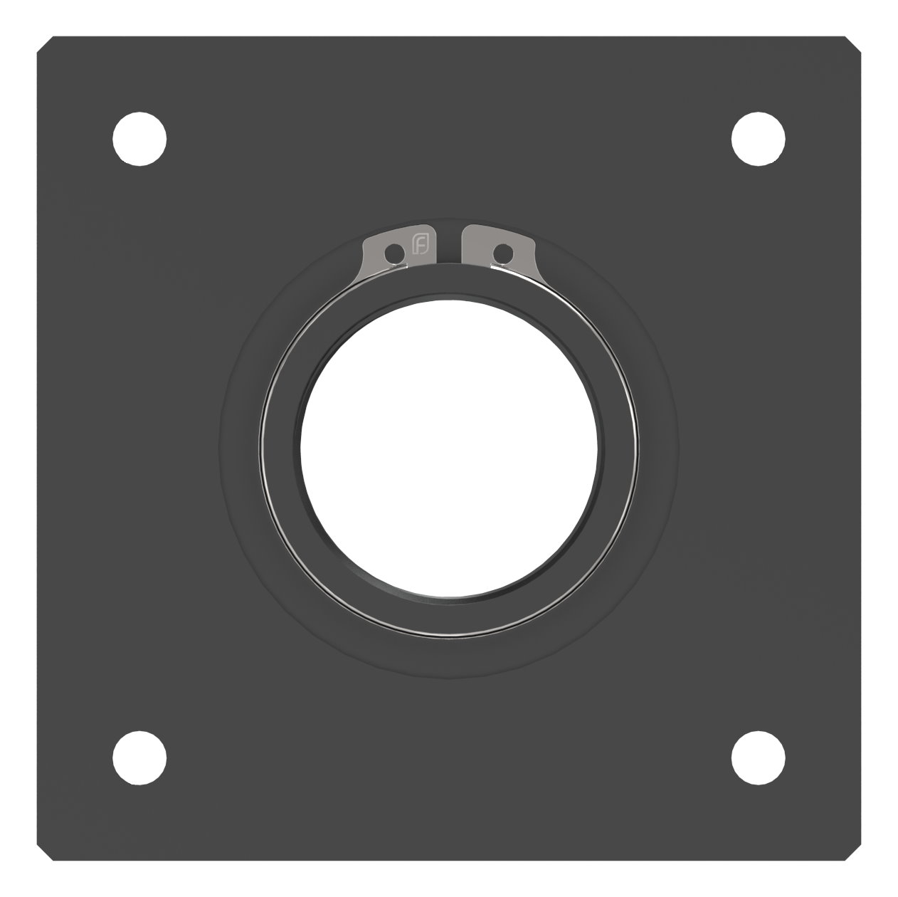 Montageplatte quadratisch 100x100mm