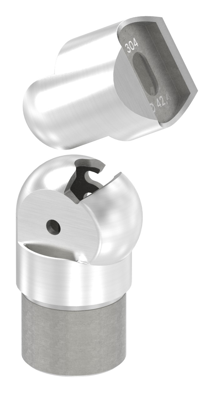 Gelenkstück, für Rohr 42,4x2,0mm, V2A