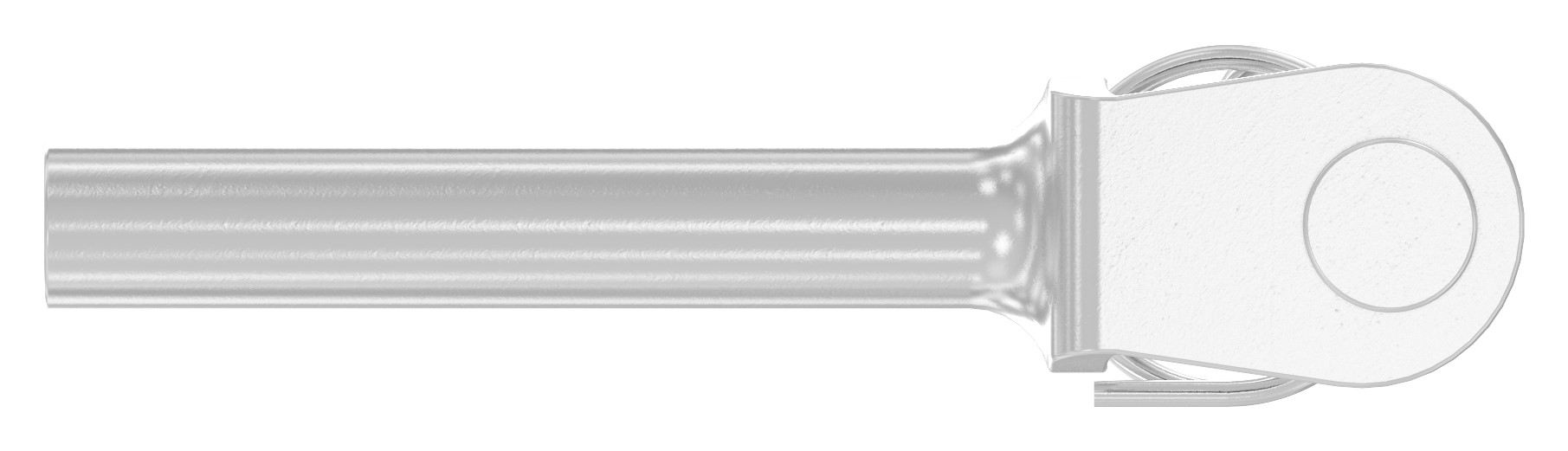 Gabelterminal mit Innengew. M4 links, V4A
