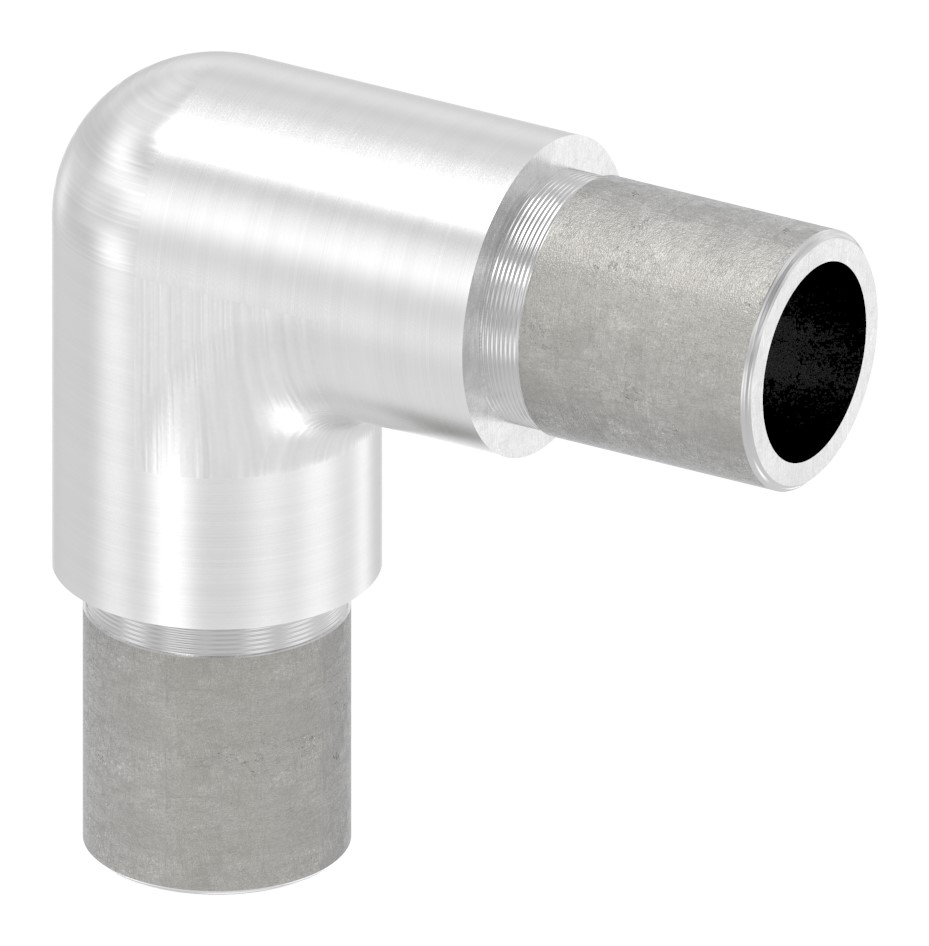 Rohrbogen 90° eng, für Rohr 21,3x2,0mm, V2A