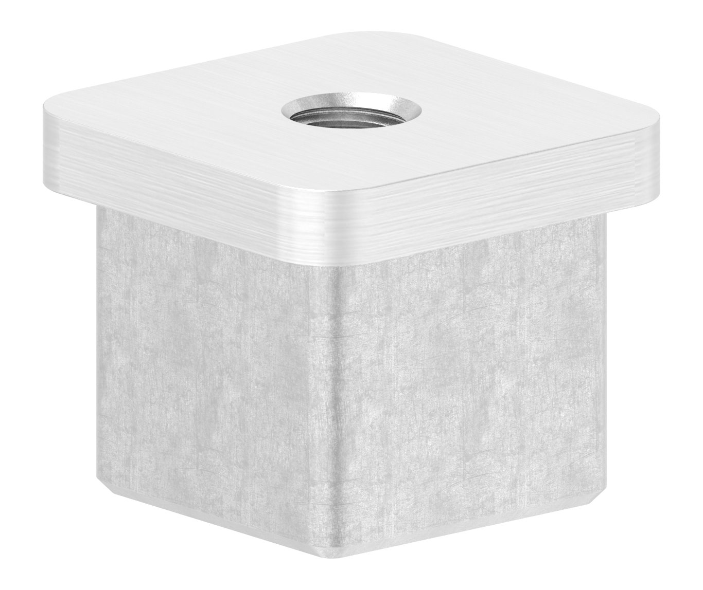 Einsteckkappe, für Rohr 30x30x3,0mm, V4A