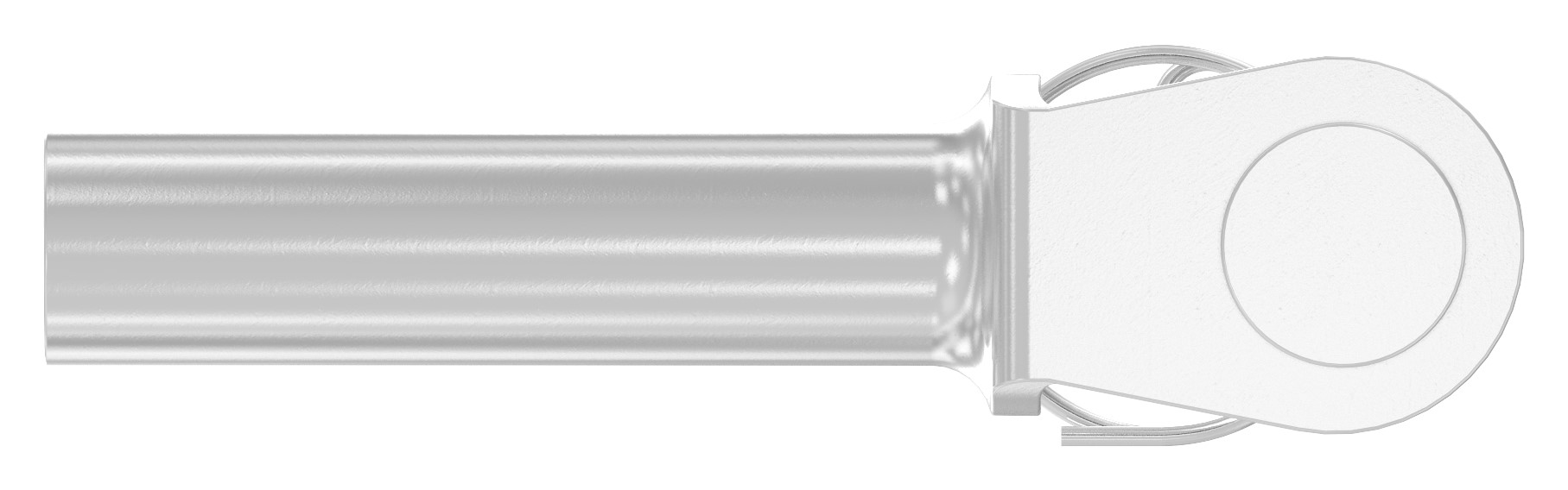 Gabelterminal mit Innengew. M8 links, V4A