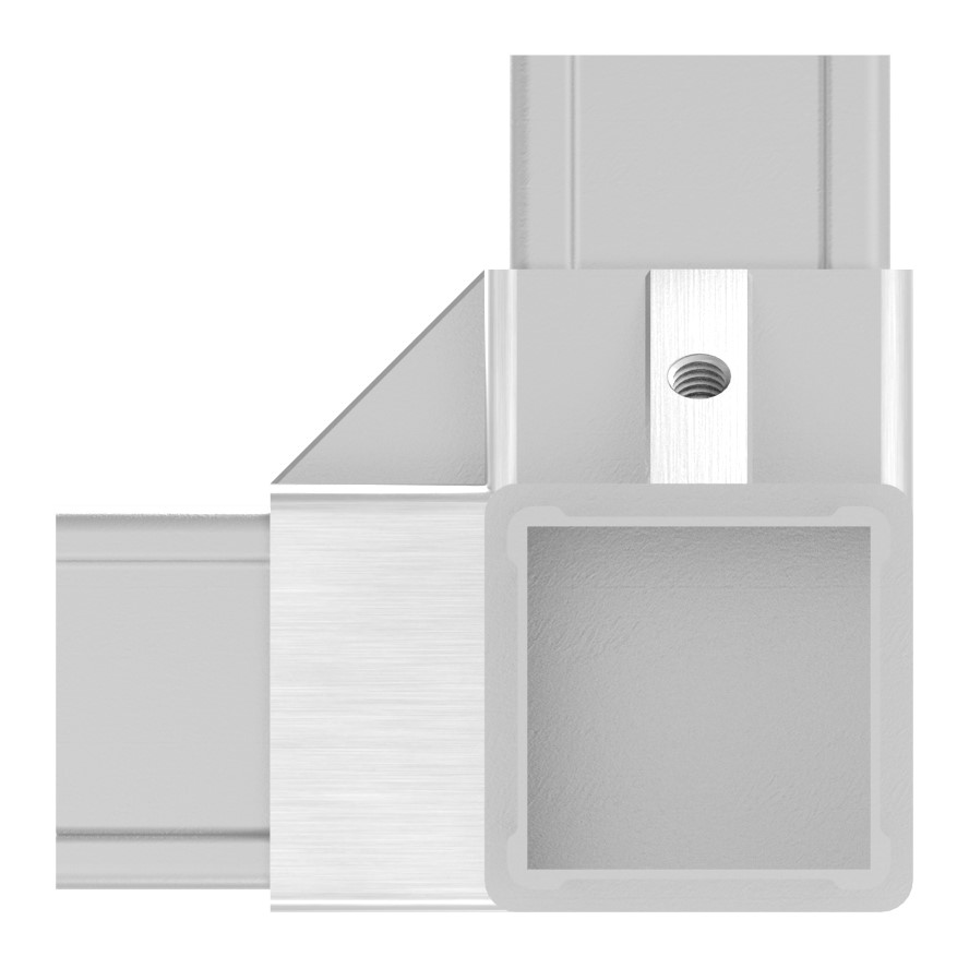 CORNECT Ecke 90° mit Abgang Set CORNECT Ecke 90° mit Abgang Set