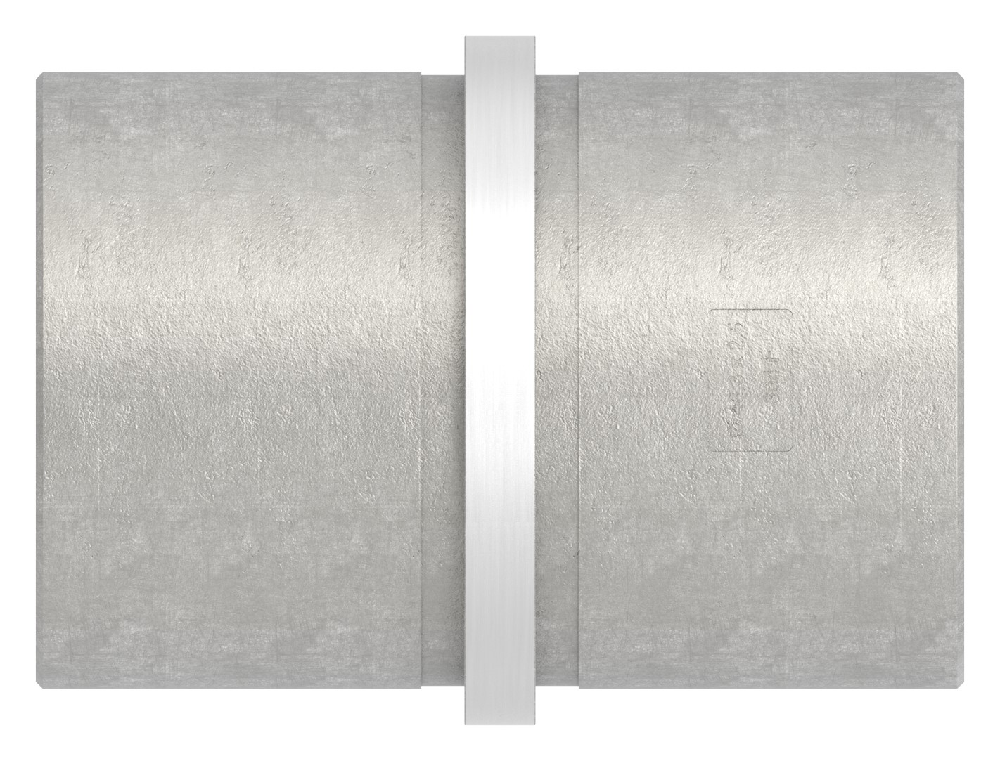 Verbindungsstück für Rohr 48,3x2,5mm, V2A